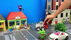 Автобус Полицейская машинка Грузовик 🚌 Веселые игры с игрушками детям