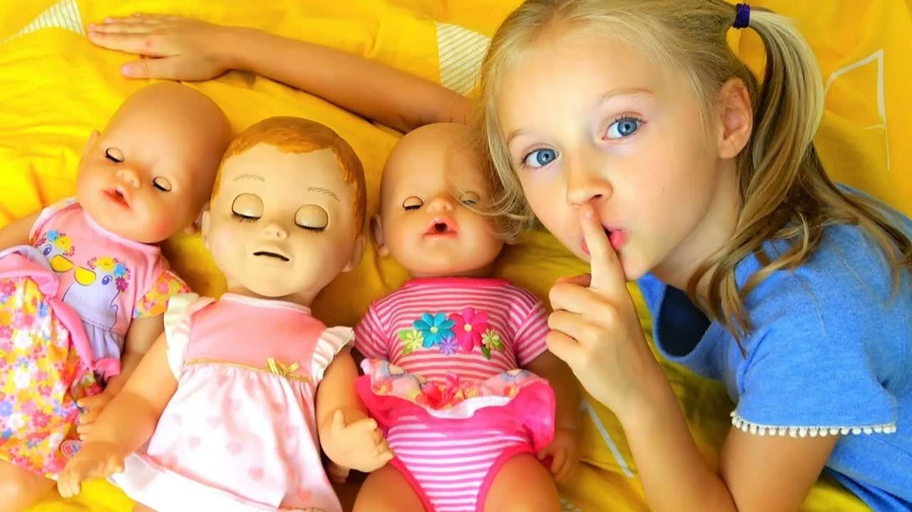 Are You Sleeping Brother John With Polina And Baby Alive