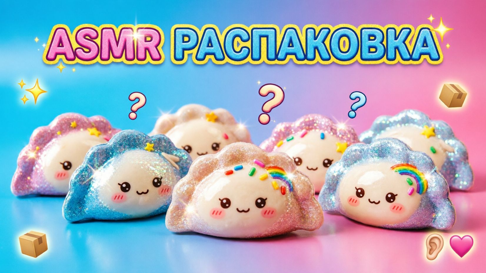 ASMR РАСПАКОВКА дамплинги 😍🤩 Антистресс распаковка