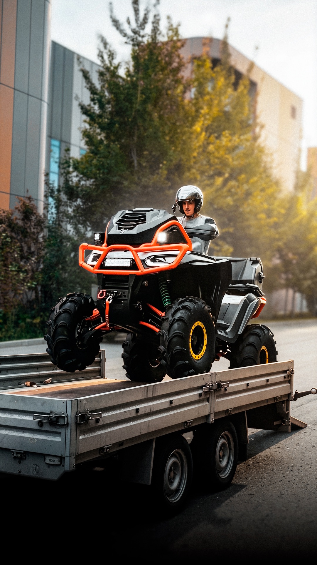 SEGWAY AT10 ВИЛЛИ НА КВАДРОЦИКЛЕ!