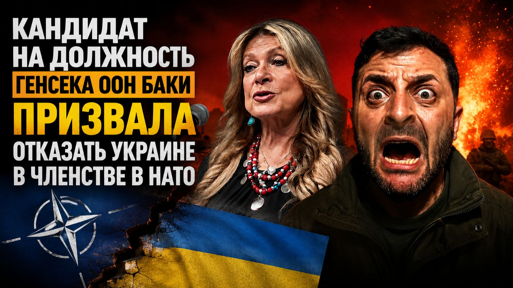 Кандидат на должность генсека ООН Баки призвала отказать Украине в членстве в НАТО