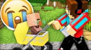 ЖИТЕЛЬ СТАЛ РЕБЁНКОМ В МАЙНКРАФТ | Компот Minecraft