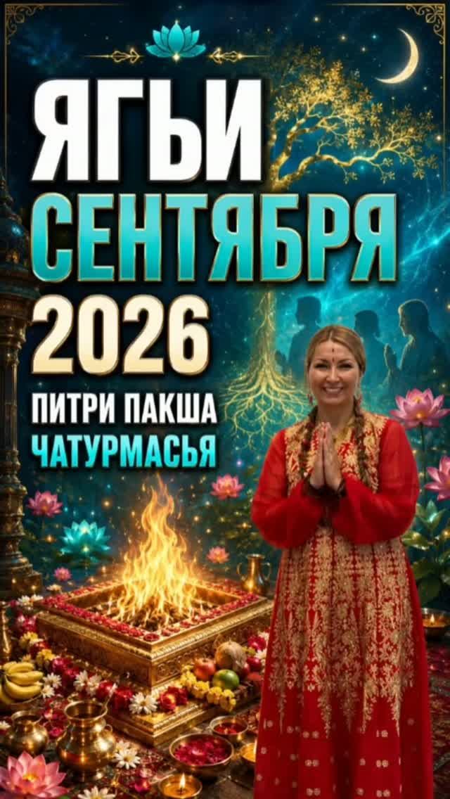 ЯГЬИ СЕНТЯБРЯ И ВАЖНЫЕ ПЕРИОДЫ: ЧАТУРМАСЬЯ И ПИТРИ ПАКША