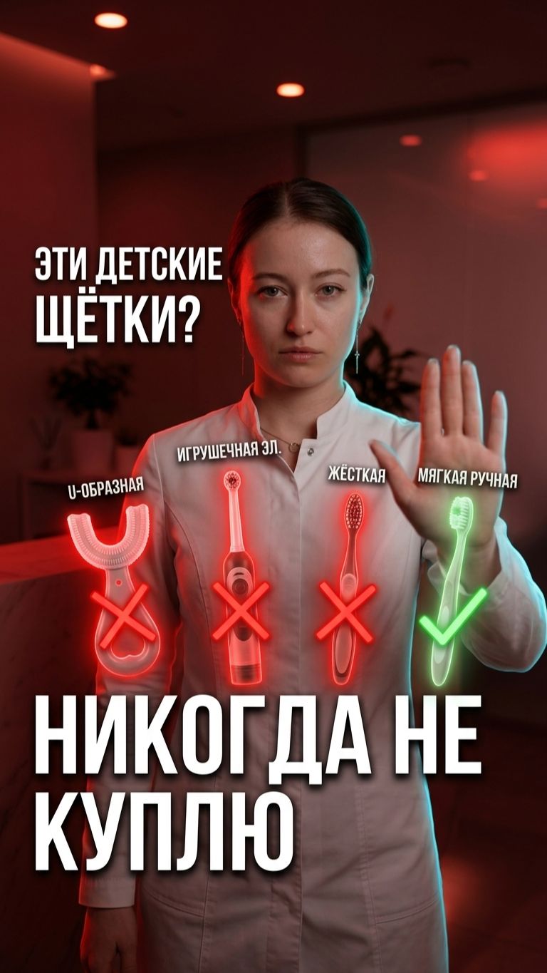 Эти щётки — прямой путь к кариесу у ребёнка 🦷
