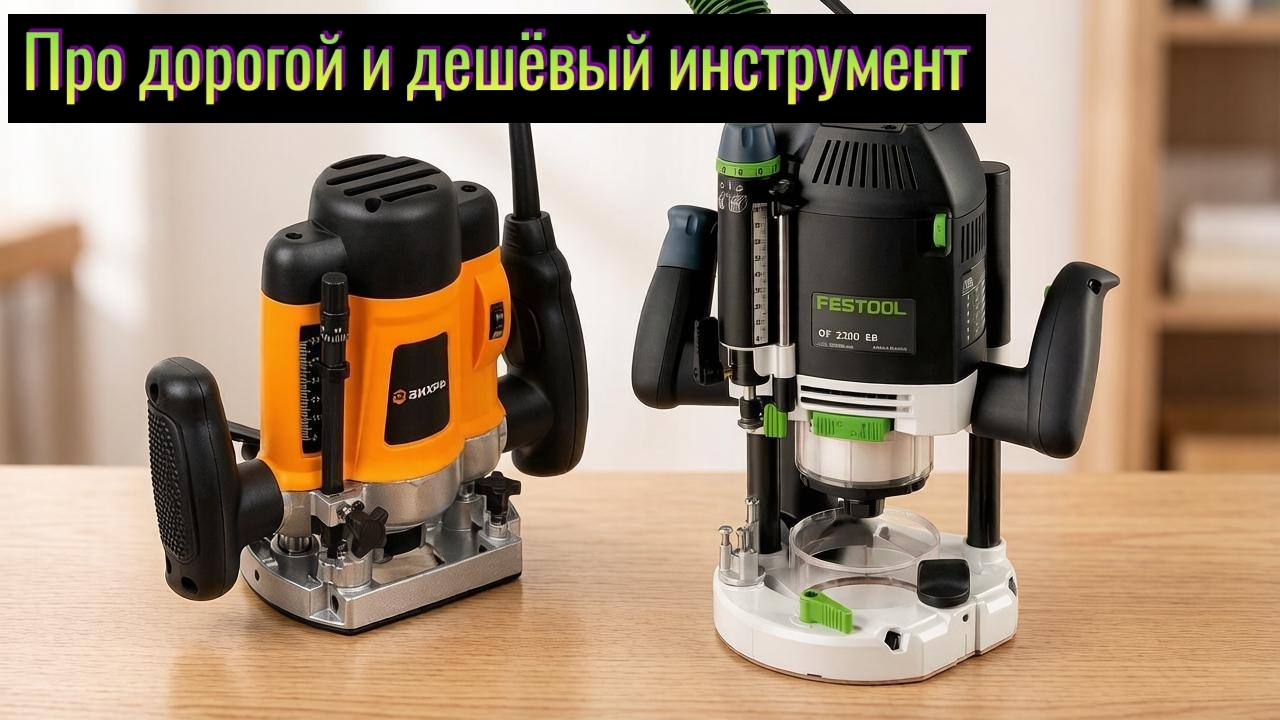 Про дорогой и дешевый столярный инструмент