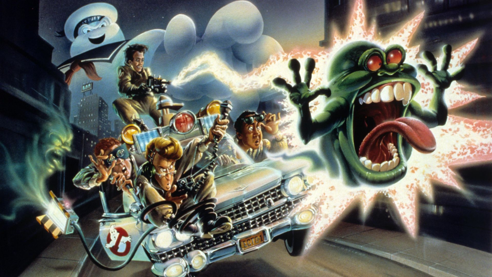 Настоящие охотники за привидениями The Real Ghostbusters заставка