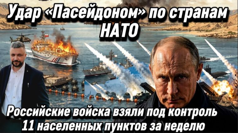 Российские войска взяли под контроль 11 населённых пунктов за неделю. Удар «Пасейдоном»