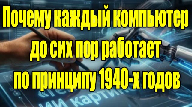 Компьютеры до сих пор работают по принципу 1940-х