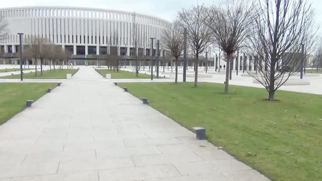 Прогулка обзор Парка Краснодар Парк Галицкого у стадиона ФК Краснодар