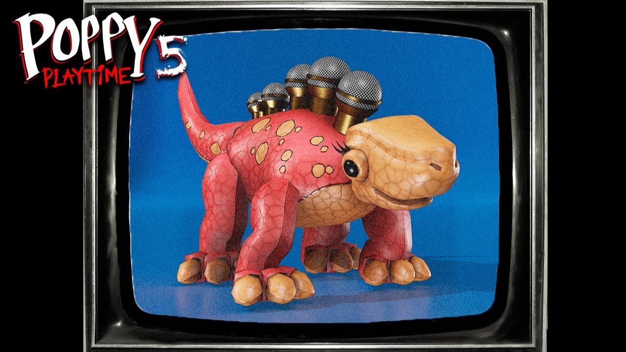 Poppy Playtime: Глава 5 — НОВЫЙ джингл и песня «Stegophone Dino» — рекламный ролик на VHS