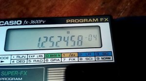 Casio FX-3600Pv