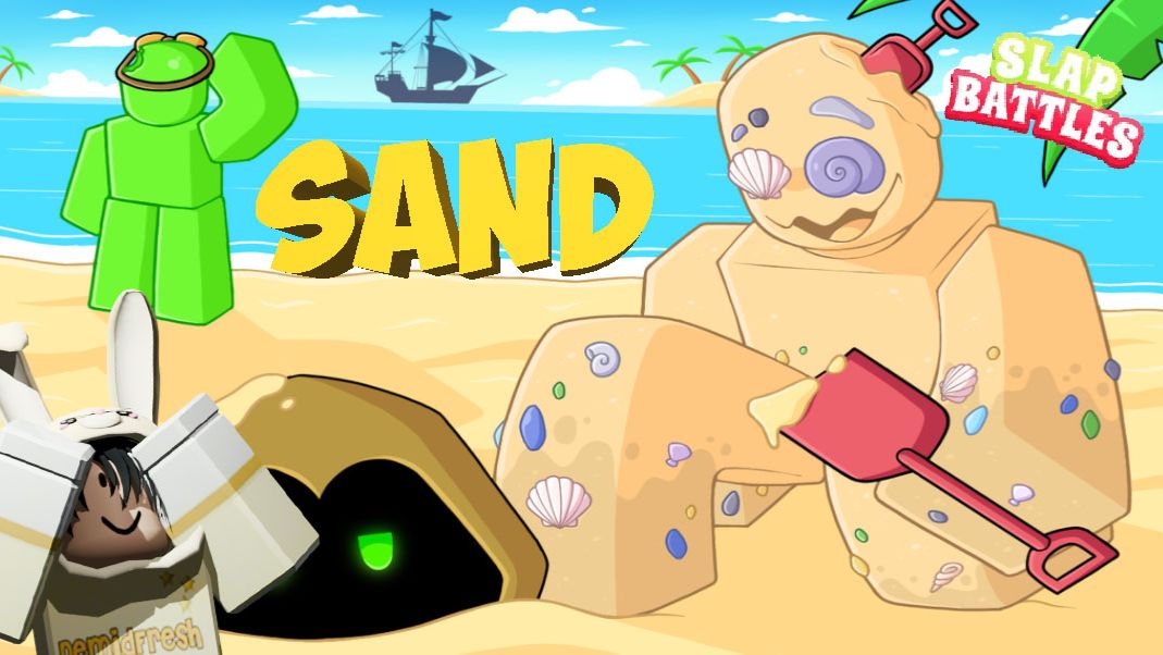 КАК ПОЛУЧИТЬ ПЕРЧАТКУ SAND ( ПЕСОК ) В SLAP BATTLES ROBLOX 🏖️