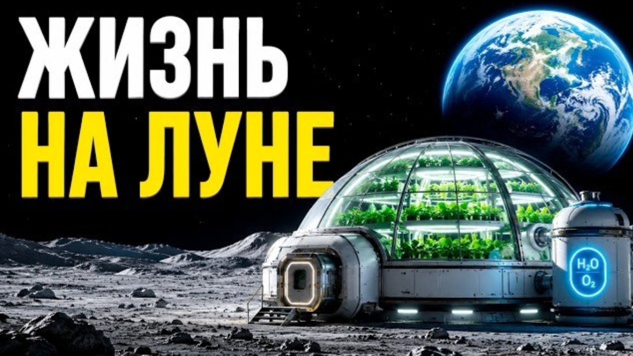Как выжить на Луне? Вода, еда и кислород из лунной пыли! Документальный фильм для сна