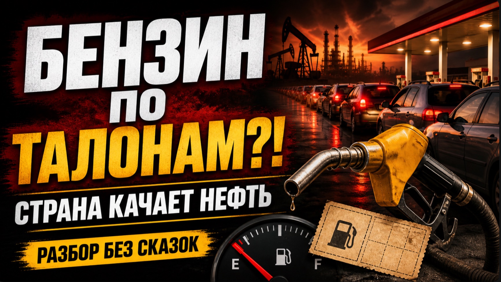 Бензин по талонам в стране, которая качает нефть. Разбор без сказок