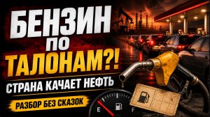 Бензин по талонам в стране, которая качает нефть. Разбор без сказок