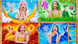 Мы Построили Двухэтажную Кровать # Девушка – Огонь, Вода, Воздух и Земля с Multi DO Girls