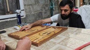 Наш обзорчик на мини поляну кальян и нарды