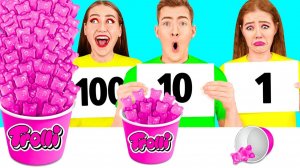 100 Слоев Еды Челлендж # Удивительные Кулинарные Рецепты от Fun Challenge