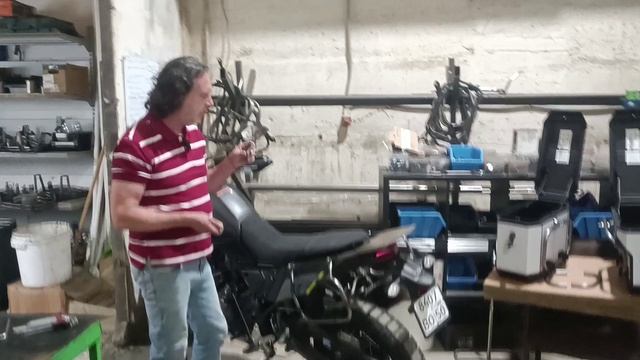 Инструкция по установки багажной системы для мотоцикла Yamaha Tenere 700