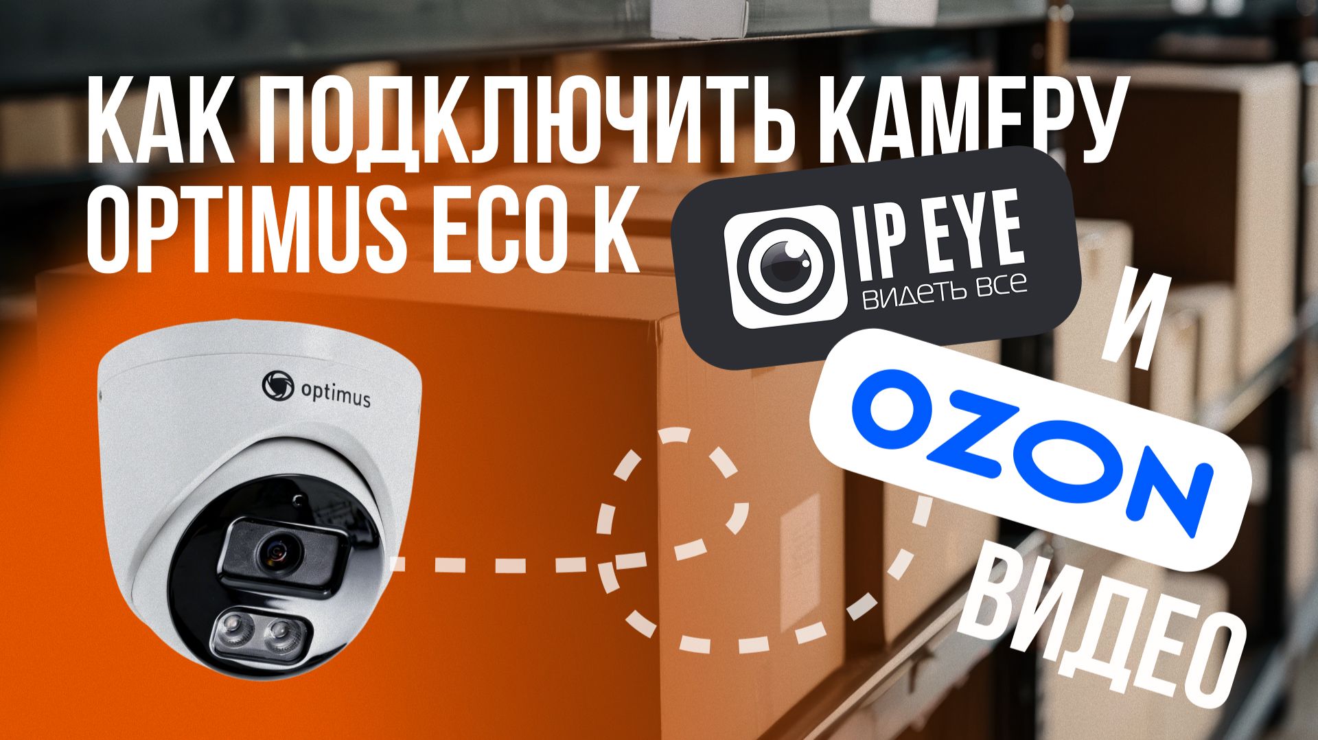 Как подключить камеру Optimus Эко к облачному сервису IPEYE и OZON ВИДЕО?
