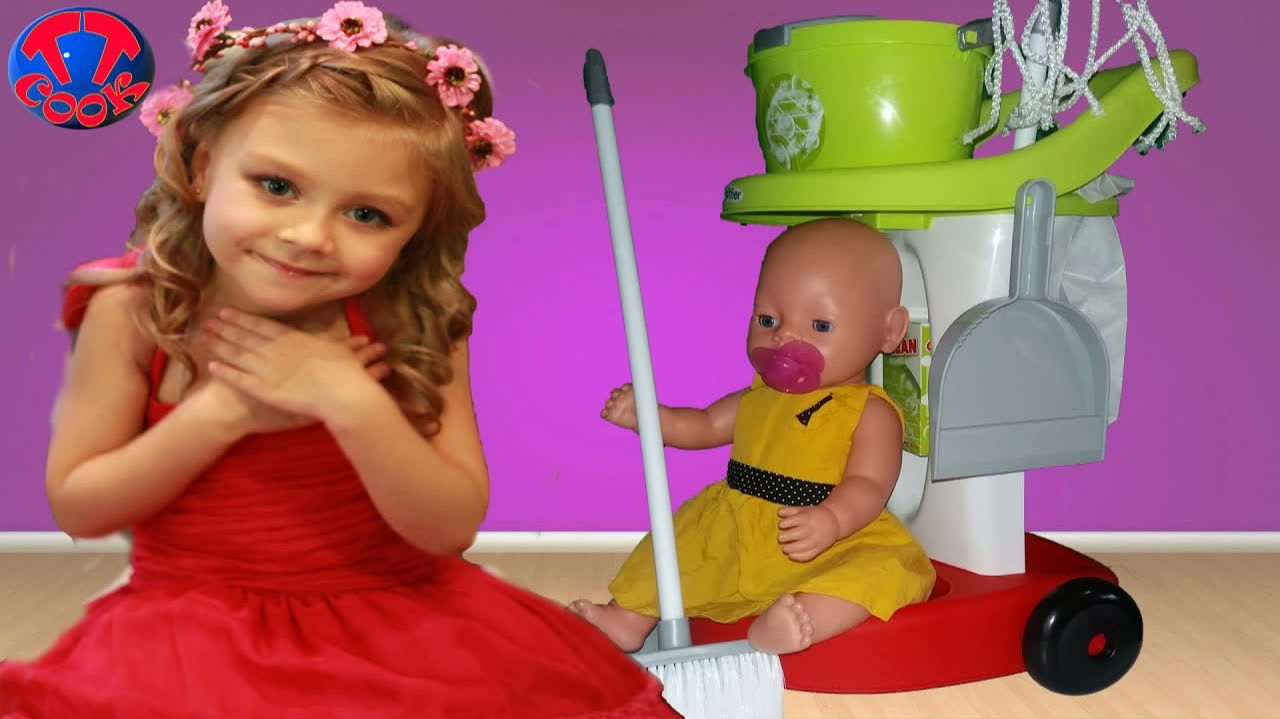 Детский игровой набор для уборки   Игрушки для детей   Children's Play Set For Cleaning