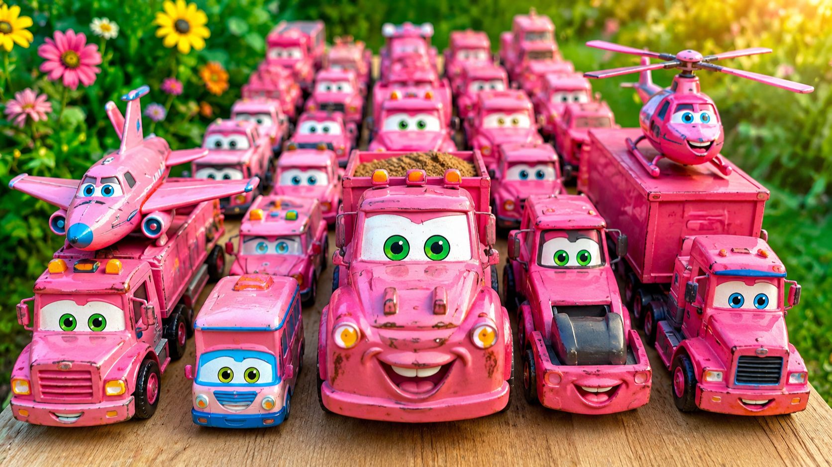 Мультики про машинки 🚗🧼 Маквин и друзья на мойке отмываются от розовой грязи, веселые приключения