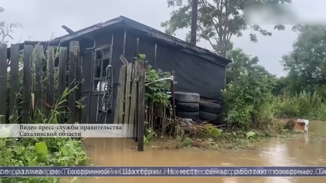 20.08.2026 Дворы, больница и дом подтоплены в Углегорске