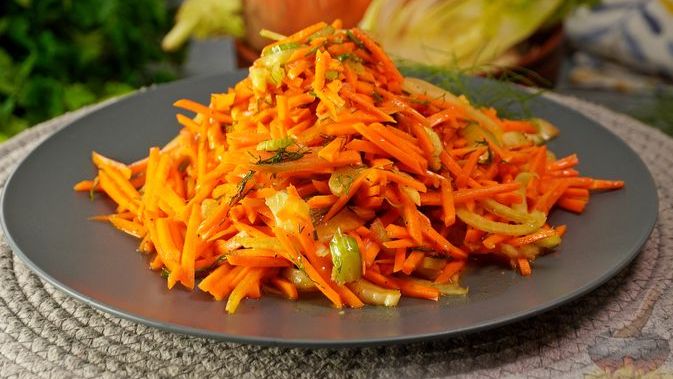 МОРКОВНЫЙ САЛАТ С ФЕНХЕЛЕМ