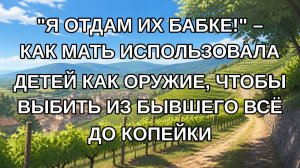 «Я отдам их бабке!» – Как мать использовала детей как оружие, чтобы выбить из бывшего всё до копей