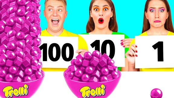 100 Слоев Еды Челлендж | Удивительные Лайфхаки