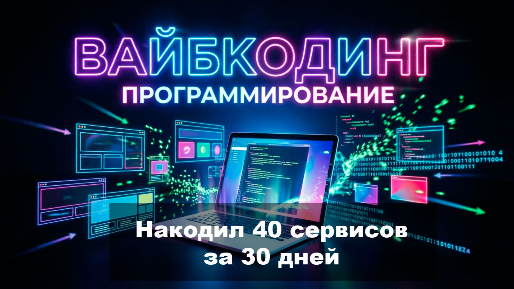 Вайбкодинг 40 сервисов за 30 дней