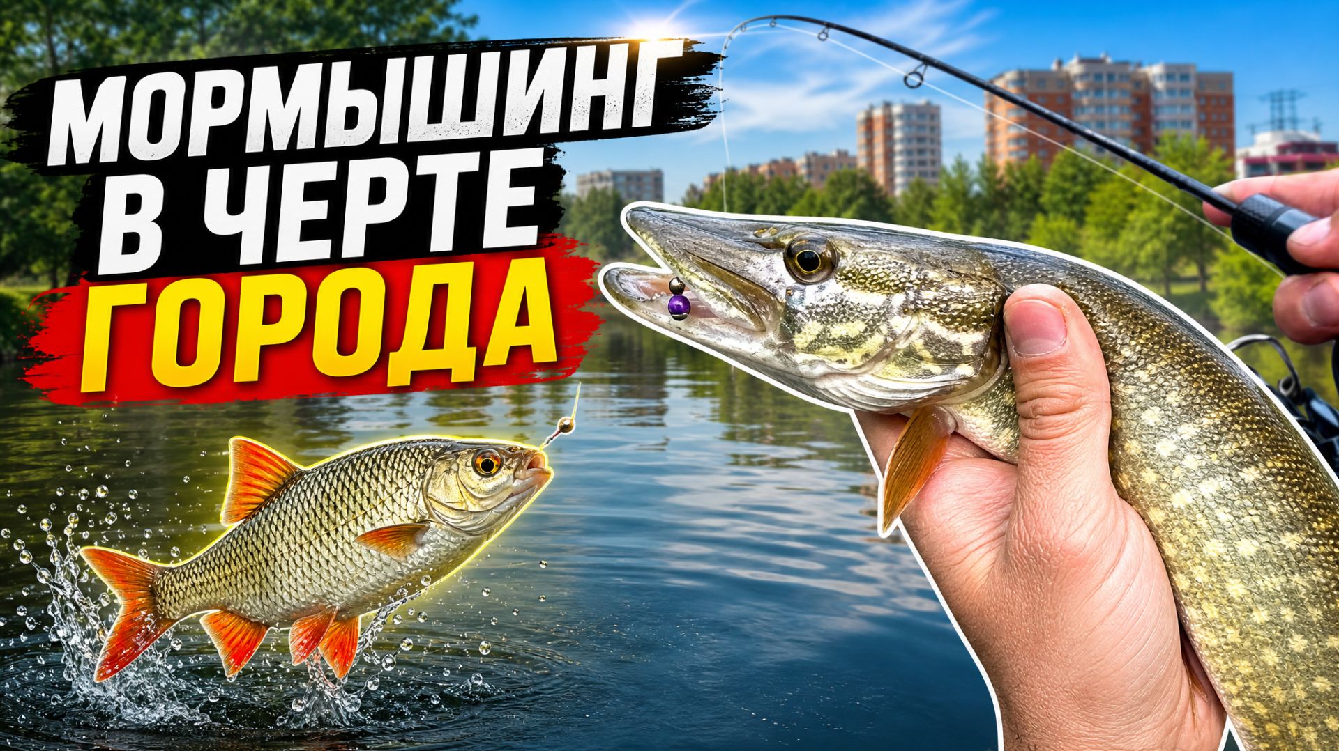 Мормышинг в черте города!  ЩУЧИЙ БЕСПРЕДЕЛ!