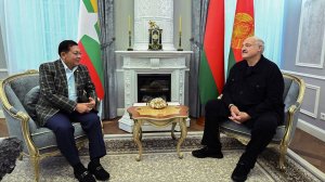 Лукашенко провел переговоры с президентом Мьянмы