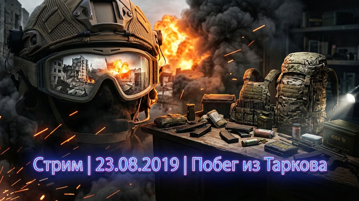 Стрим 23.08.2019 | Развлекаюсь | Побег из Таркова | #EscapeFromTarkov | #ХАНБАТОН #XAH6ATOH