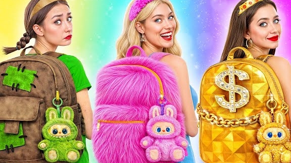 Бедная Vs Богатая Vs Ультра Богатая Девушка в Школе | Смешные Cитуации