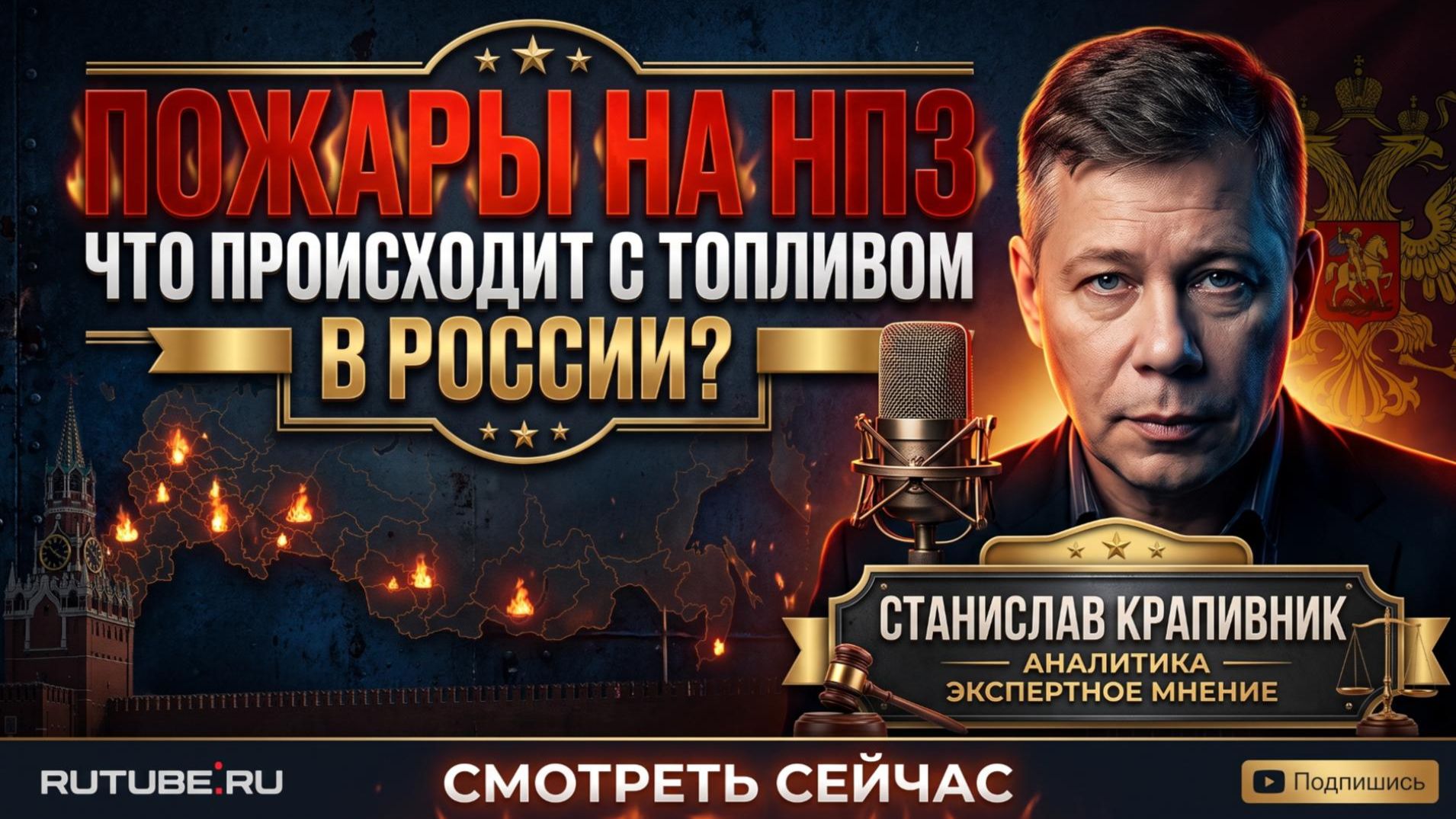 🔥 Станислав Крапивник | Что стоит за пожарами на НПЗ в России?