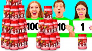 100 Слоев Еды Челлендж _ Забавные Кухонные Лайфхаки