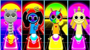 СПРУНКИ ОС: СПРИНГИ 🆚 ЭД 🆚 БОНУ 🆚 БАДДИ 🎶 | TILES HOP EDM RUSH 🎮🔥