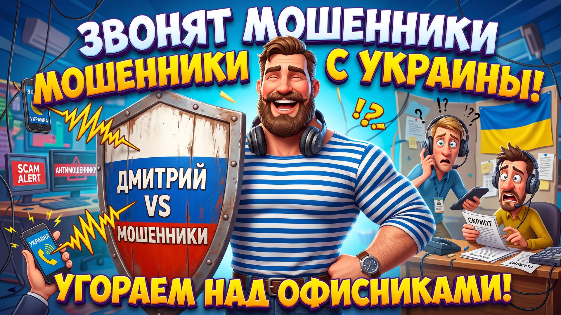 Дмитрий и мошенники. Подборка прикольных разговоров.