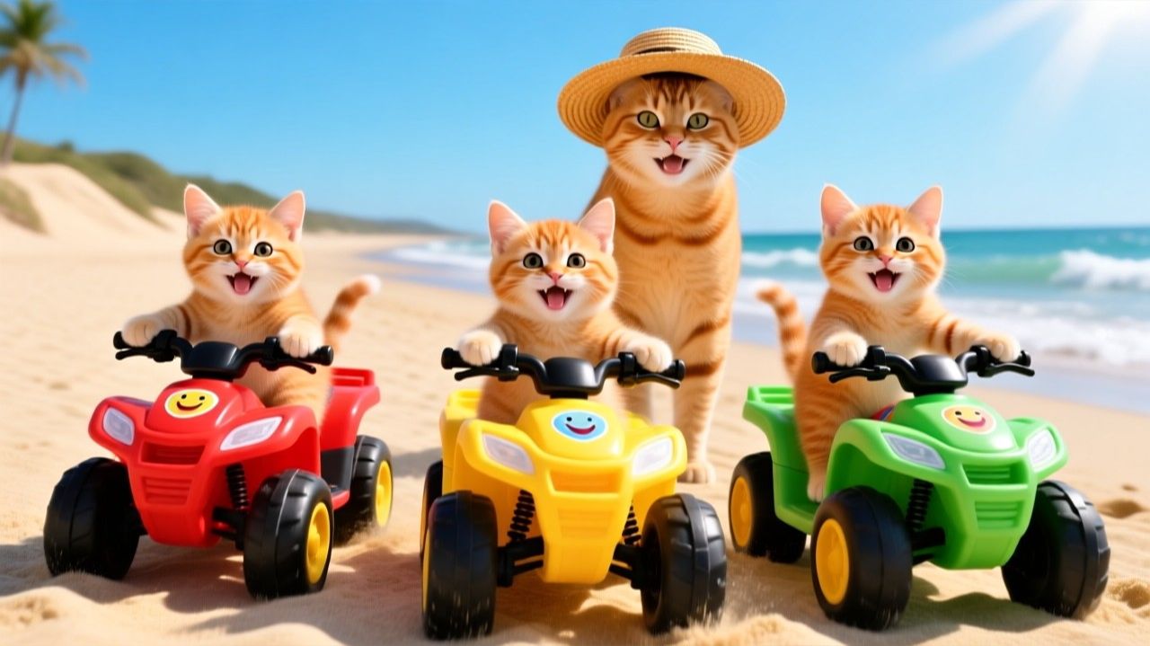 🐾 Мама-кошка подстригает шерсть на ферме и делает тигровую шапку для котят дома🐾🎩🐯