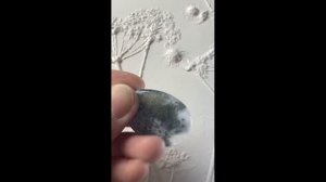 Агат моховой кулон