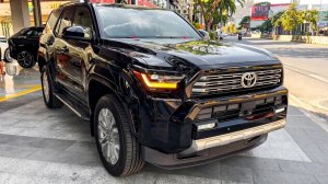 Toyota 4Runner Limited 2026 года — роскошный 7-местный внедорожник в черном цвете! Обзор автомобилей