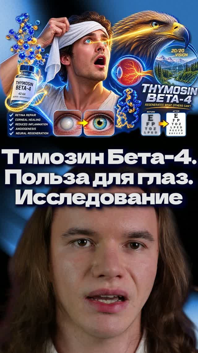 Тимозин Бета-4. Польза для глаз. Исследование