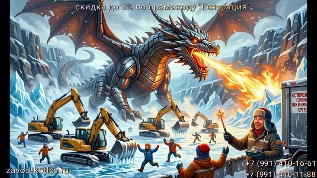 Удаление наледи в горнодобывающей отрасли  мобильные парогенераторы для безопасности и непрерывност