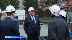 Строительство газовой котельной обсудил губернатор во время поездки в Слободской район