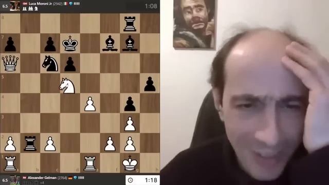 Жертва ферзя за 2 фигуры!!  Это сверхрадостные шахматы  с гроссмейстером