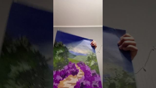 обзор моих картин из художки🎨🖌️! спойлер последняя работа кринжовая