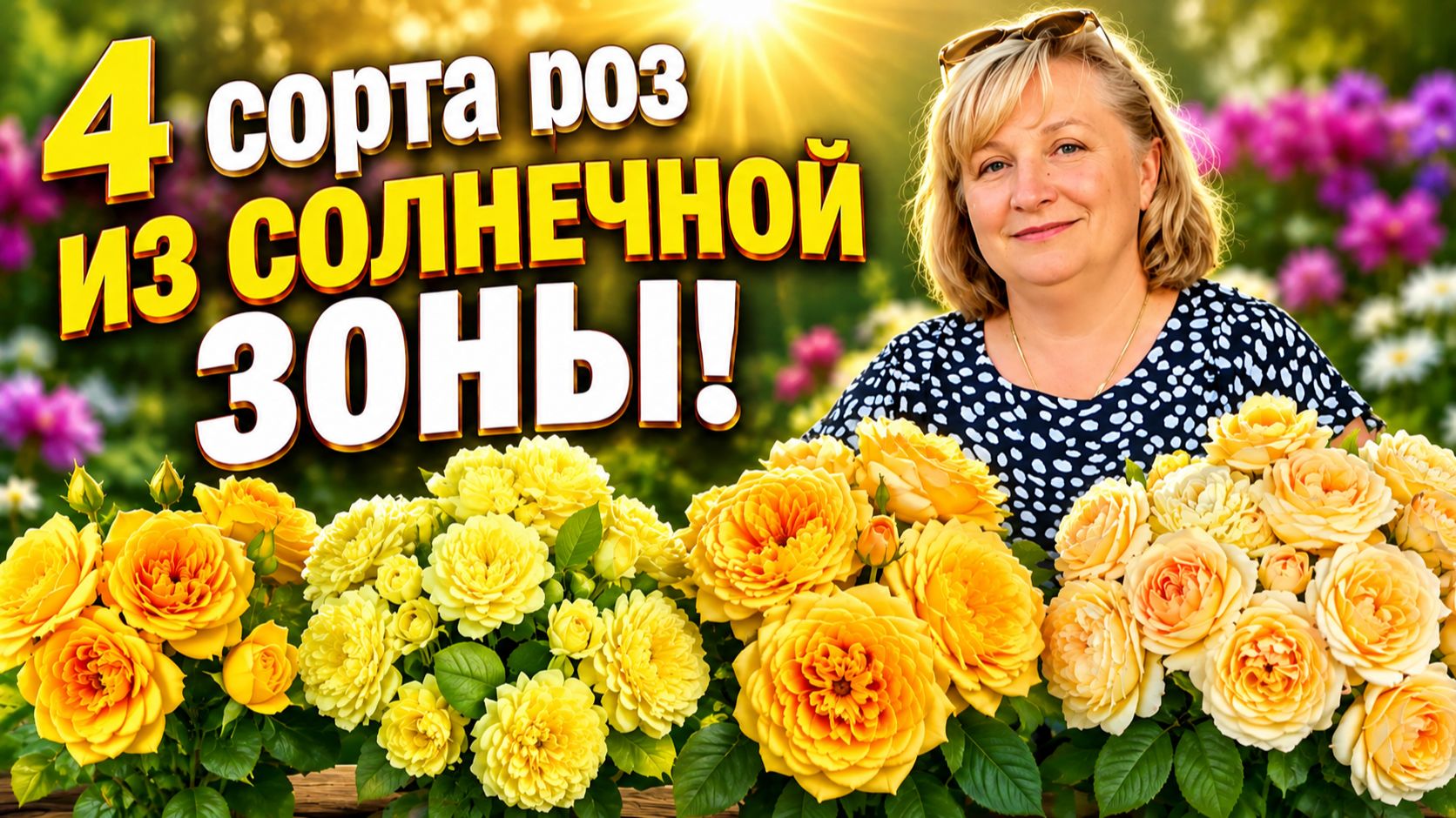 4 ЖЁЛТЫЕ РОЗЫ — КАКАЯ ЛУЧШЕ? 🌹 Сравниваем China Girl, Inka, Spotlight и Golden Zest