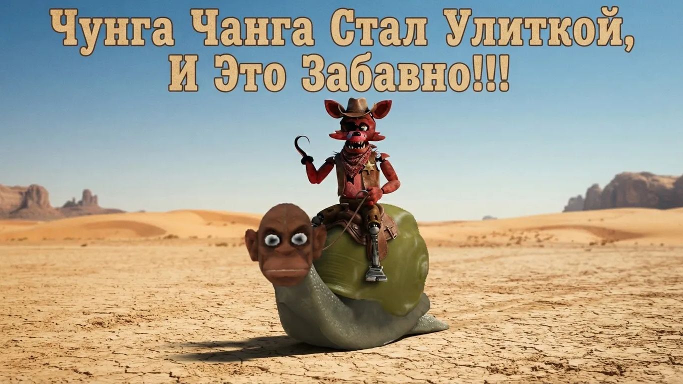 ЧУНГА ЧАНГА СТАЛ УЛИТКОЙ, И ЭТО ЗАБАВНО!!! - ПОБЕГ ОТ ЧУНГА ЧАНГИ МОД НА УЛИТКУ
