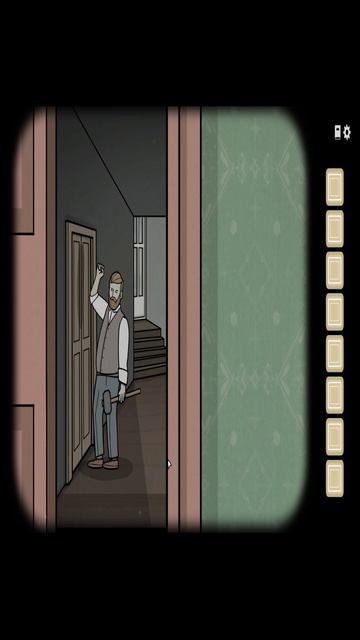 злой мужик ломится в дверь